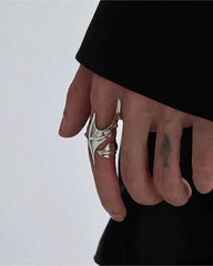 New Abstract Irregular Creative Ring