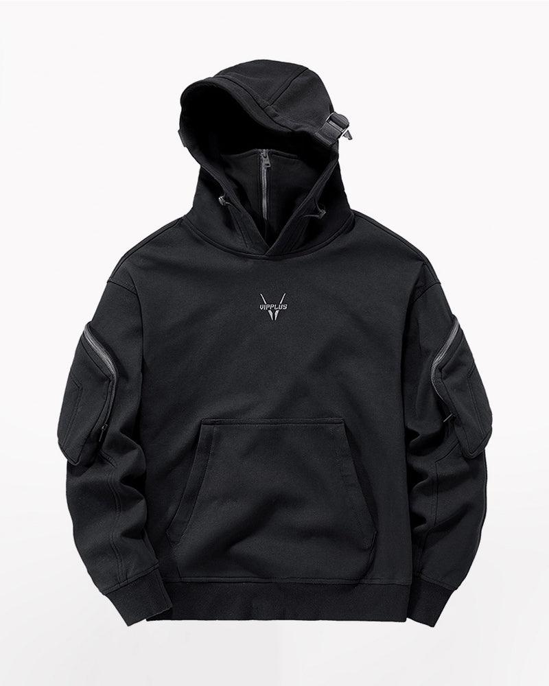 Embrace The Cold Wind Tactical Mask Hoodie