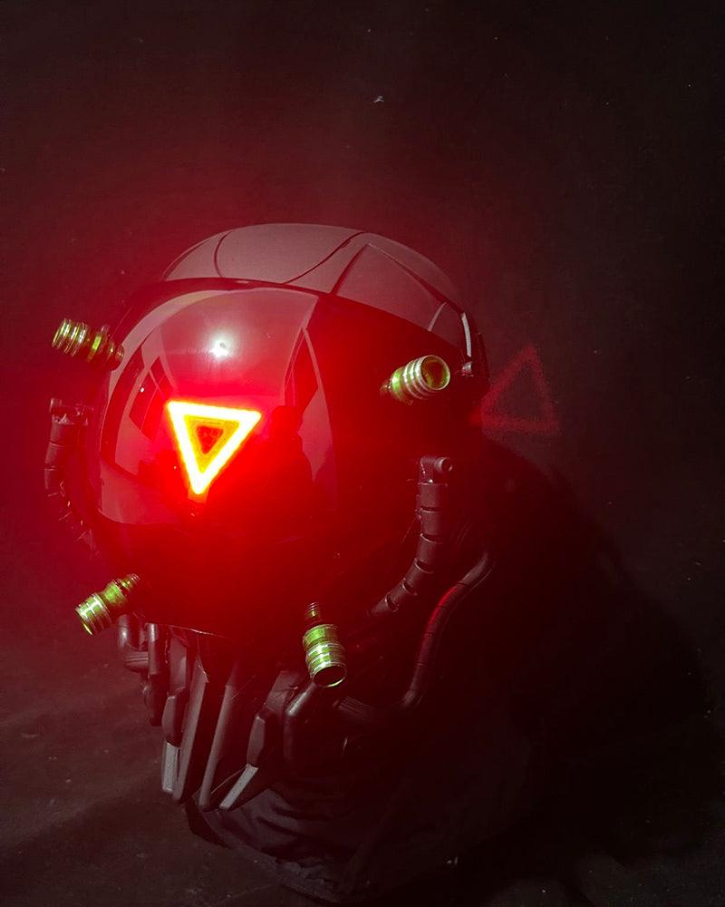 End The Battle LED Cyberpunk Helmet Mask