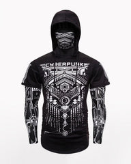 Cyberpunk Ninja Mask Hoodie