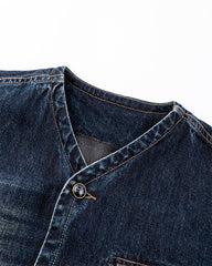 Autumn Winter New Vintage Washed Denim Jacket