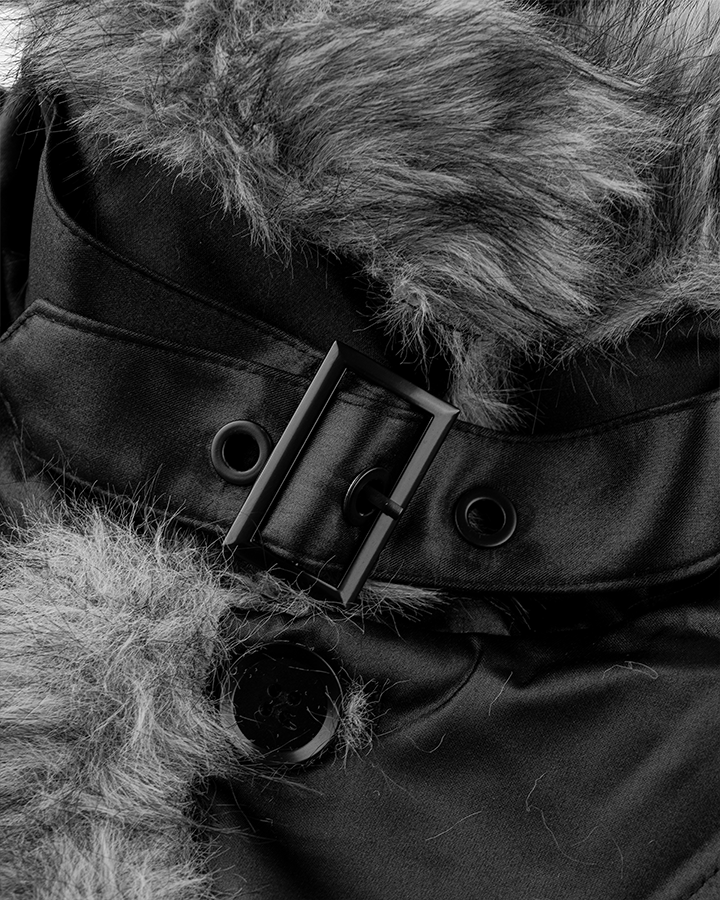 Reversible Faux Fur & Faux Leather Jacket