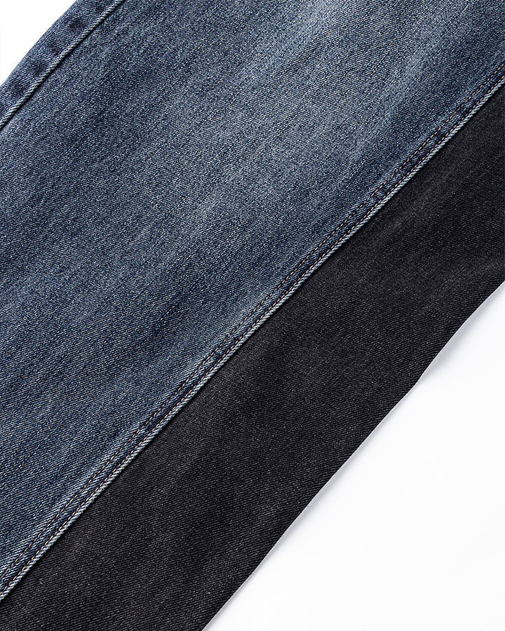 Vintage Washed Wide-Leg Jeans