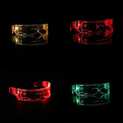 Cyberpunk 7 Colors Changing Flashing LED Glasses