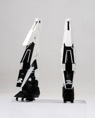Fallen Angel Futuristic Cosplay Cyberpunk White Headband And Mask (Sold Separately)