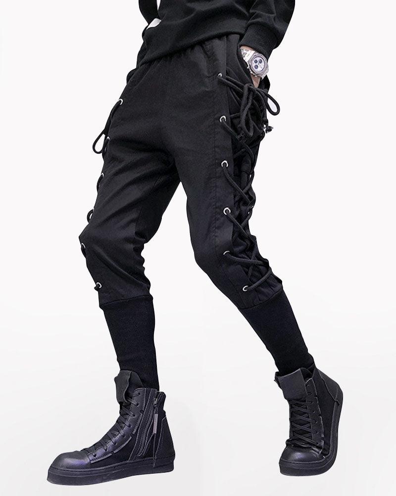 Streetwear Side Drawstring Jogger Pants
