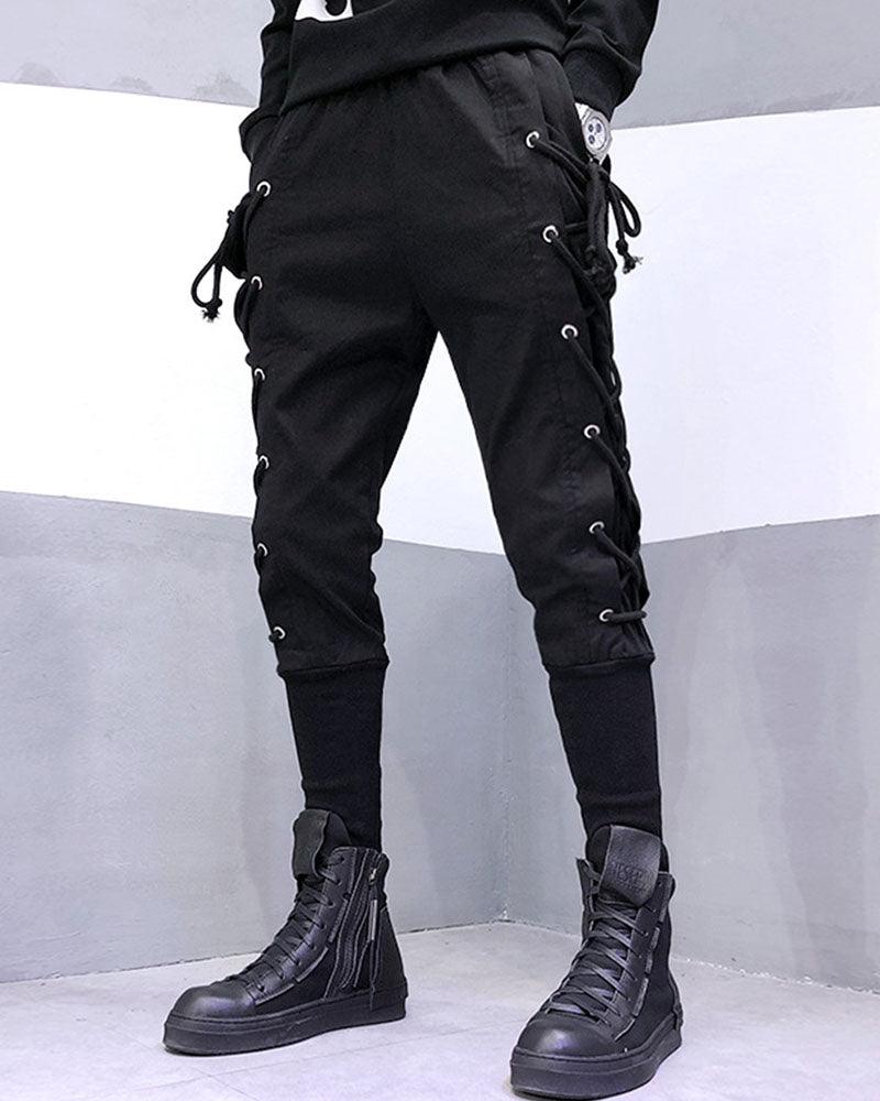Streetwear Side Drawstring Jogger Pants
