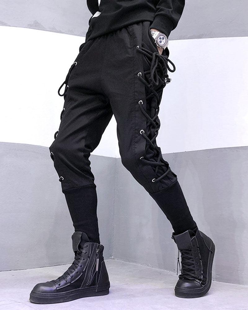 Streetwear Side Drawstring Jogger Pants