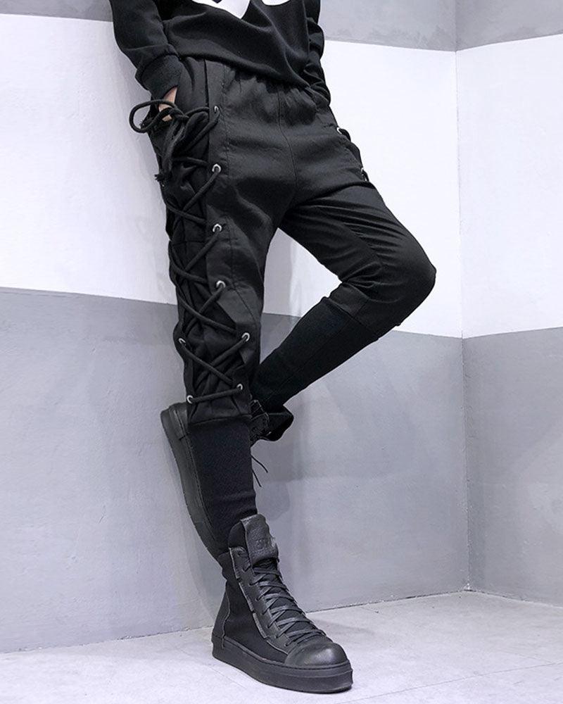Streetwear Side Drawstring Jogger Pants