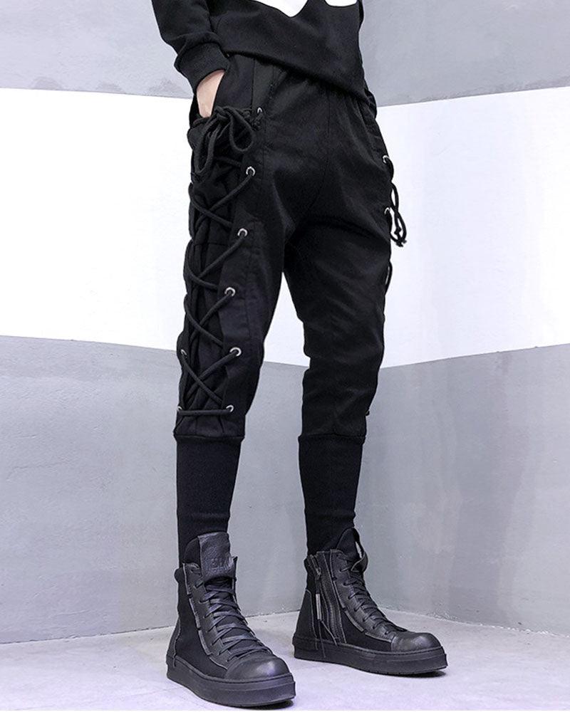 Streetwear Side Drawstring Jogger Pants