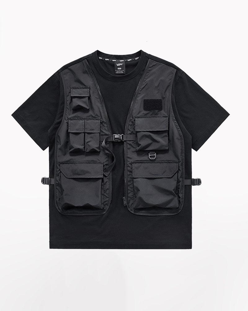 Functional Fake Two Vest T-Shirt