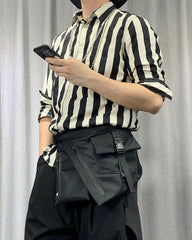 Functional Japanese Apron Chest Sling Bag