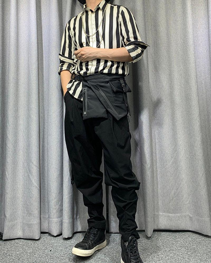 Functional Japanese Apron Chest Sling Bag