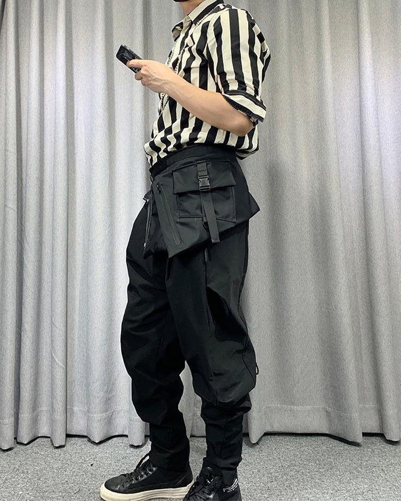 Functional Japanese Apron Chest Sling Bag