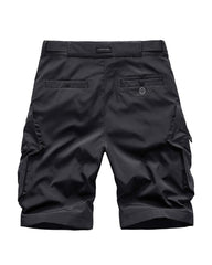 Functional Multi-Pocket Belt Cargo Shorts