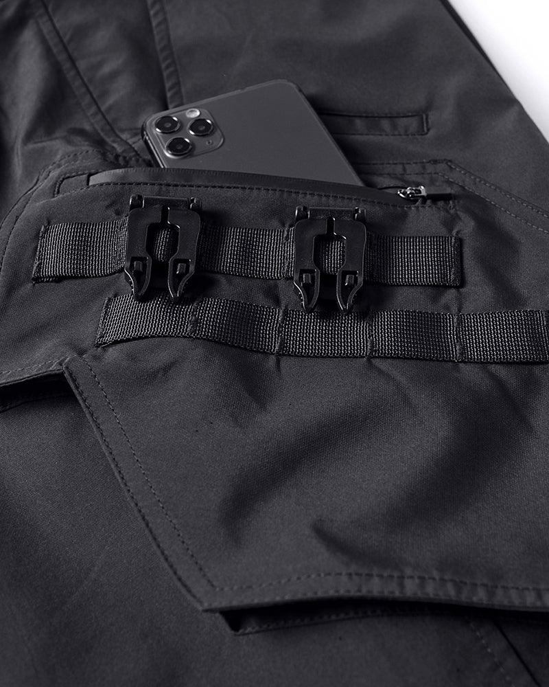 Functional Multi-Pocket Belt Cargo Shorts