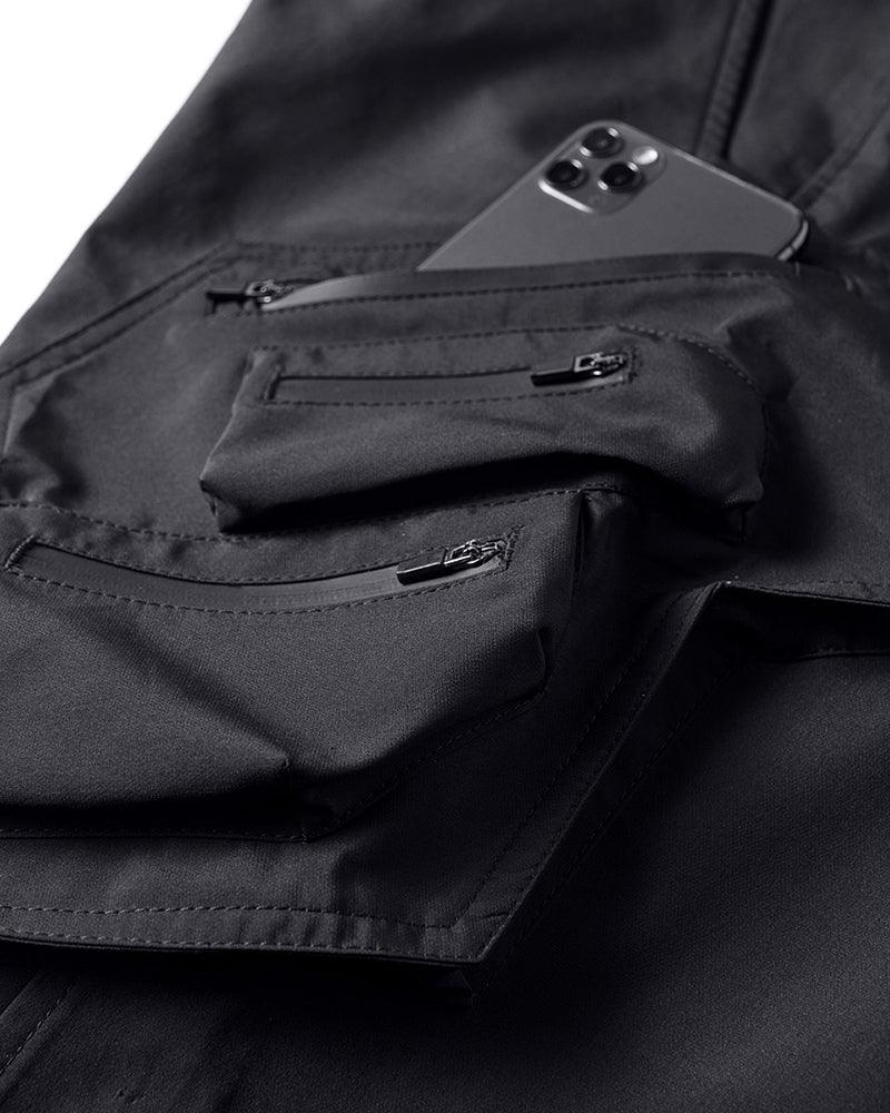 Functional Multi-Pocket Belt Cargo Shorts