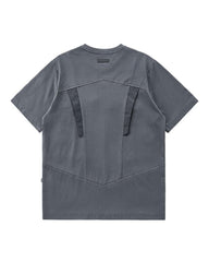 Reflective Strip Splicing T-Shirt