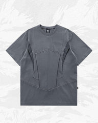 Reflective Strip Splicing T-Shirt