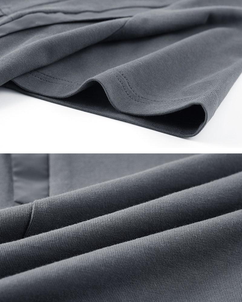 Reflective Strip Splicing T-Shirt