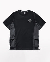 Functional Cyberpunk Samurai Badge T-Shirt