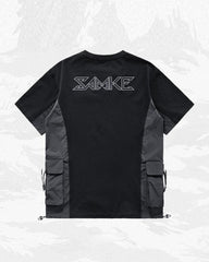 Functional Cyberpunk Samurai Badge T-Shirt