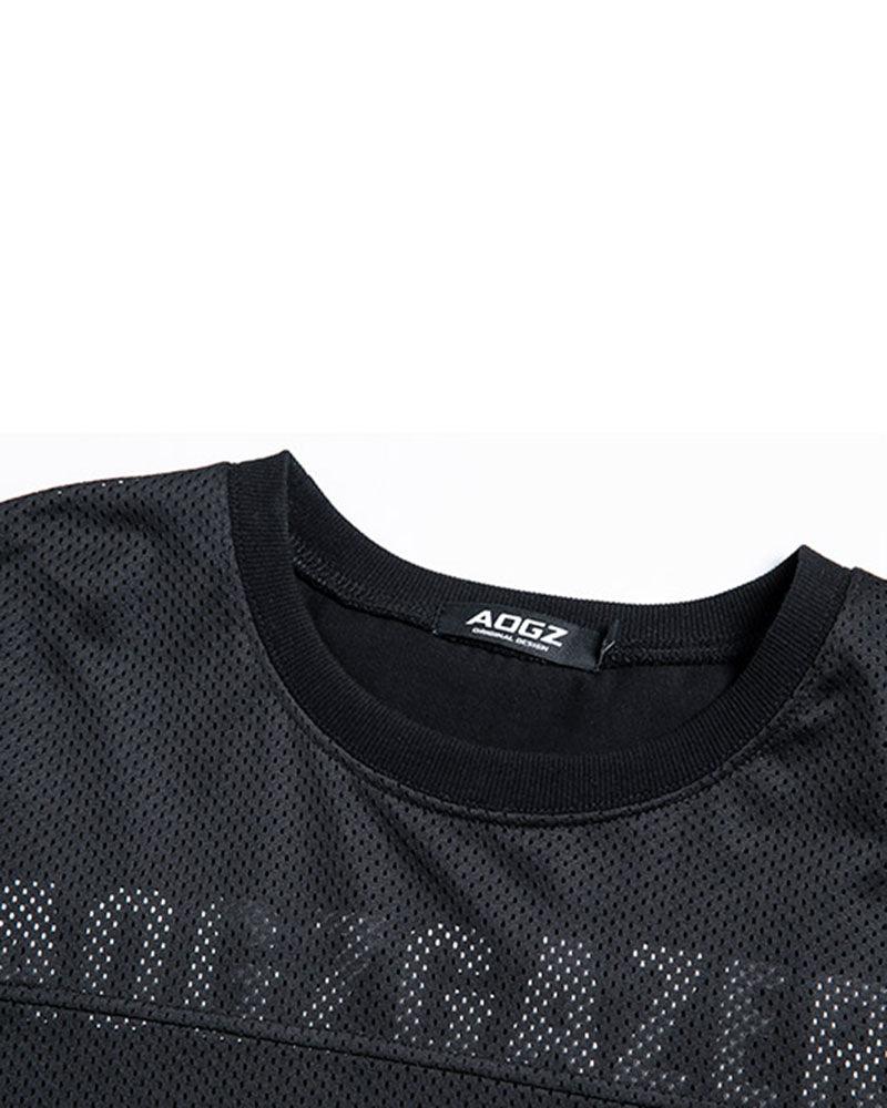 Fake Two-piece Mesh T-Shirt