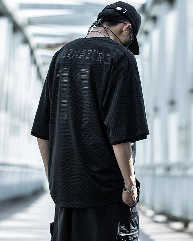 Fake Two-piece Mesh T-Shirt