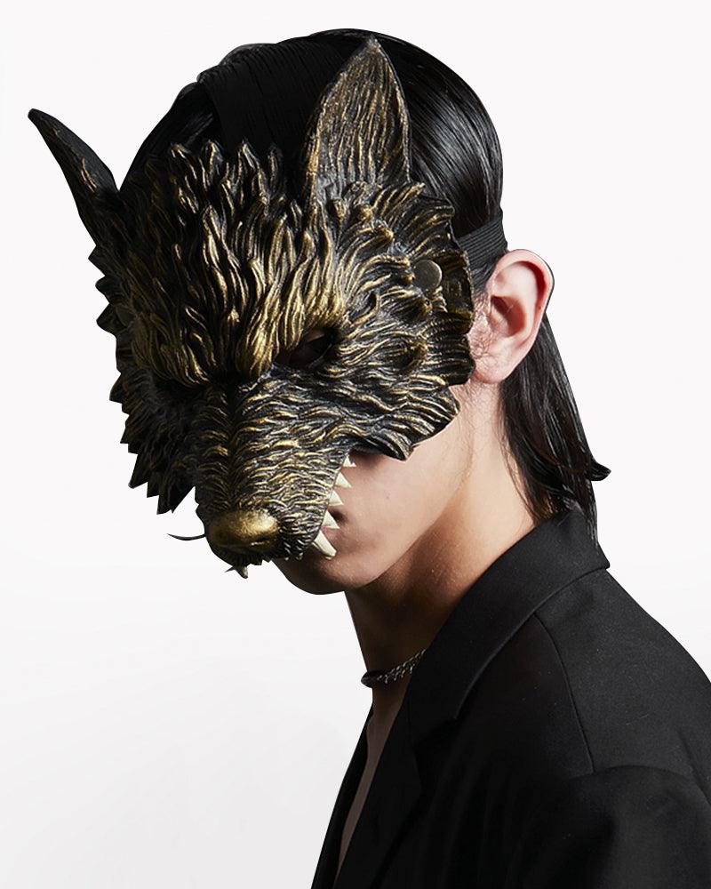 Cyberpunk Half Face Werewolf Mask
