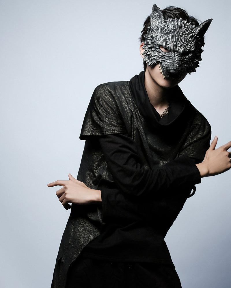 Cyberpunk Half Face Werewolf Mask