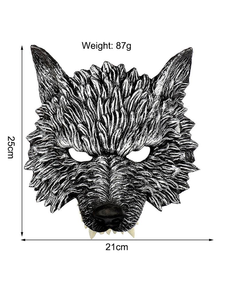 Cyberpunk Half Face Werewolf Mask