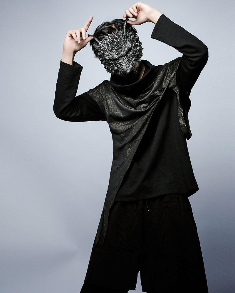 Cyberpunk Half Face Werewolf Mask