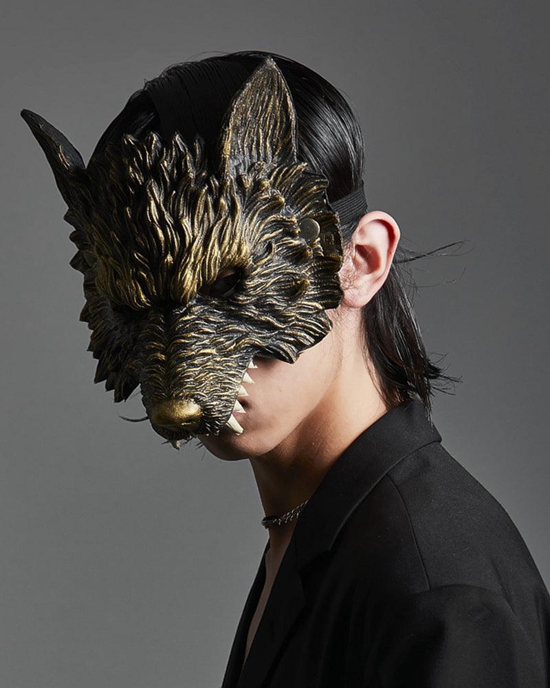 Cyberpunk Half Face Werewolf Mask