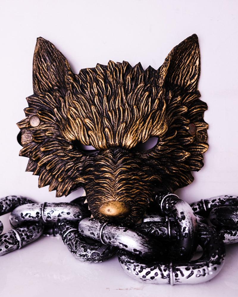 Cyberpunk Half Face Werewolf Mask