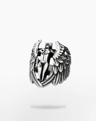 Got Me Thinking Angel Feather Ring