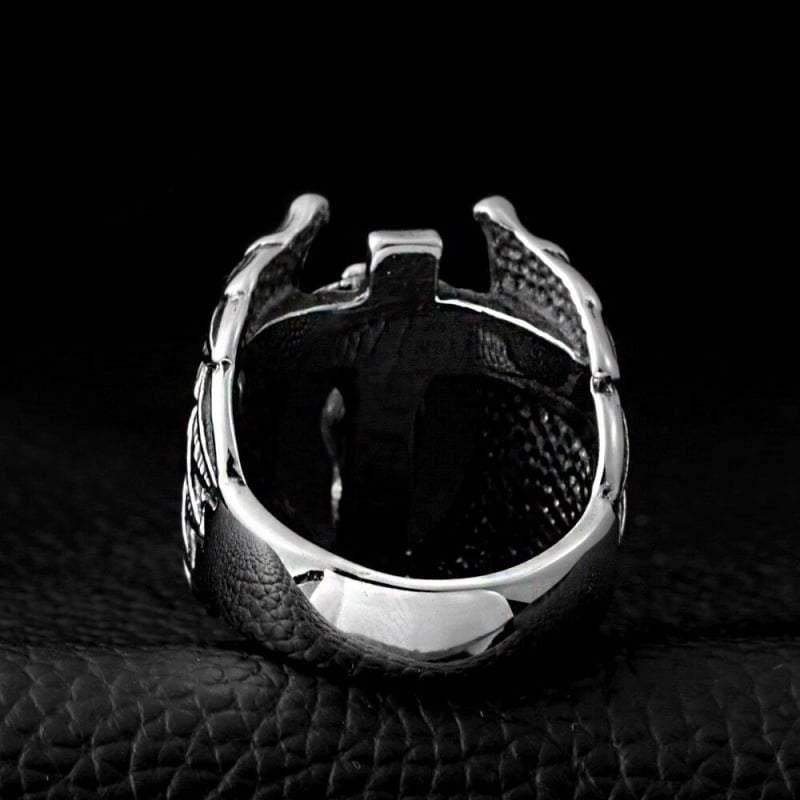 Got Me Thinking Angel Feather Ring