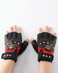 Got Too Close Skull Fingerless Gloves