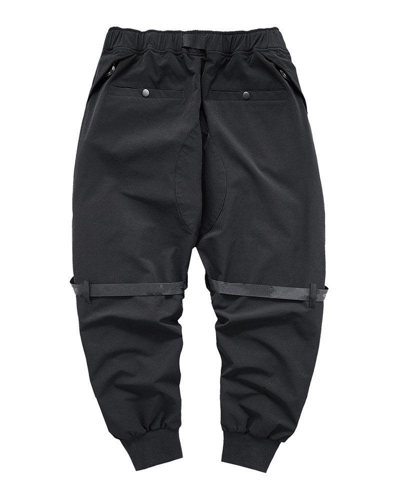 Black Paratrooper Cargo Pants