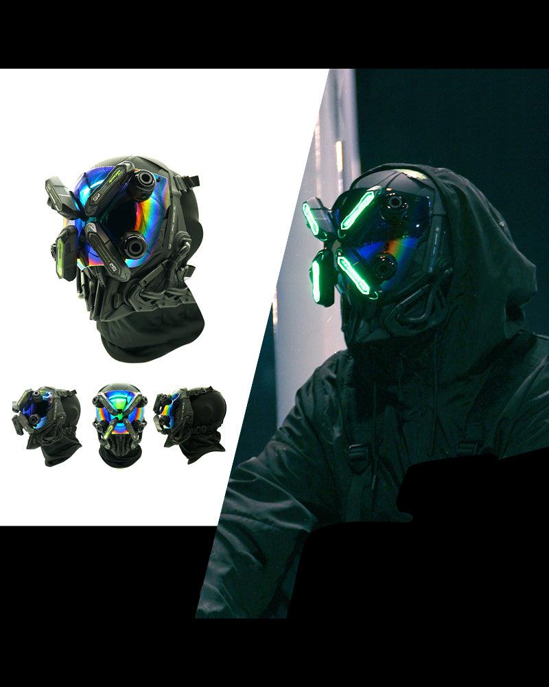 Future Envoy LED Cyberpunk Helmet Mask