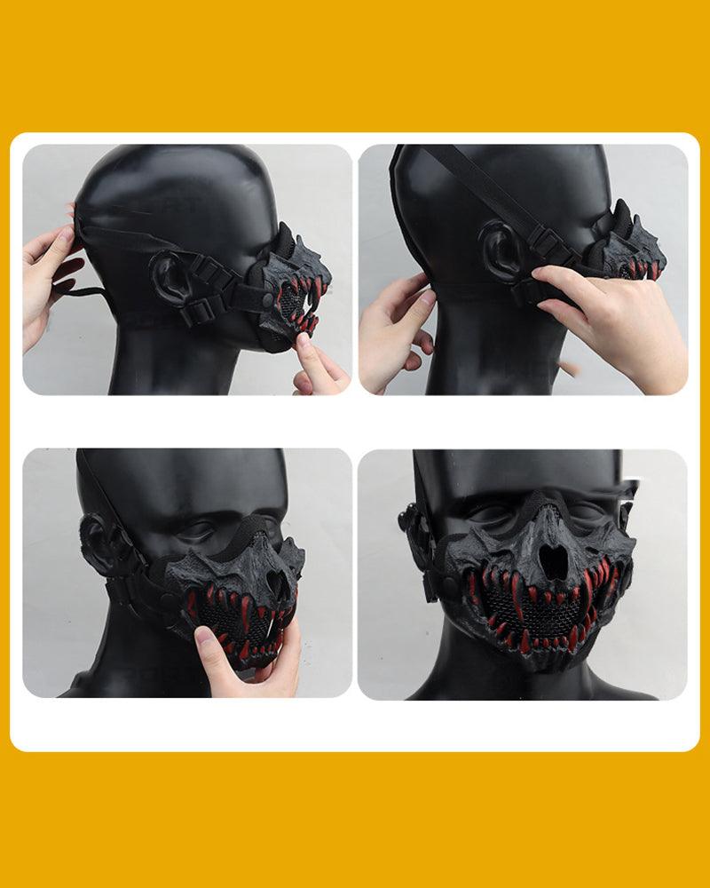 Growl Tiger Animal Skull Mask