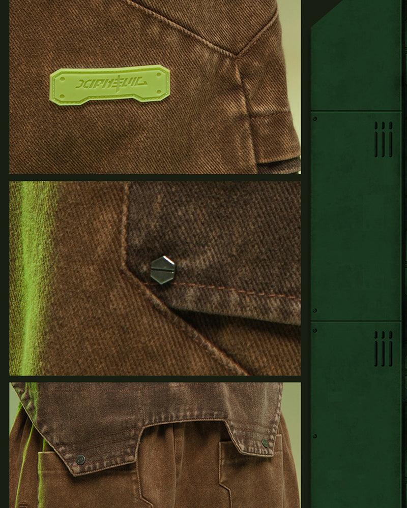 Cyberpunk Outfits Heavy Mecha Baggy Unisex Jeans