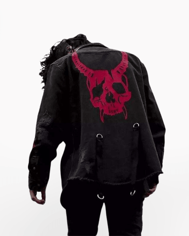 Harajuku Horns Denim Jacket