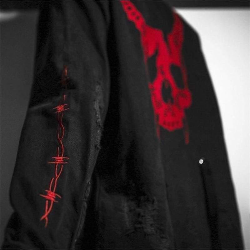 Harajuku Horns Denim Jacket