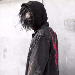 Harajuku Horns Denim Jacket