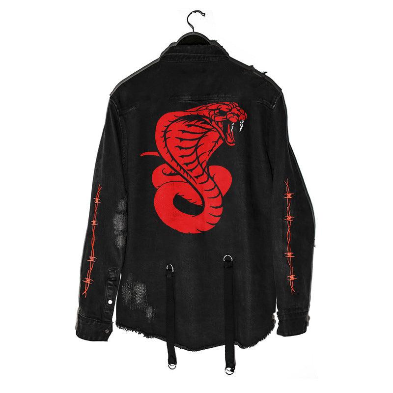 Harajuku Horns Denim Jacket