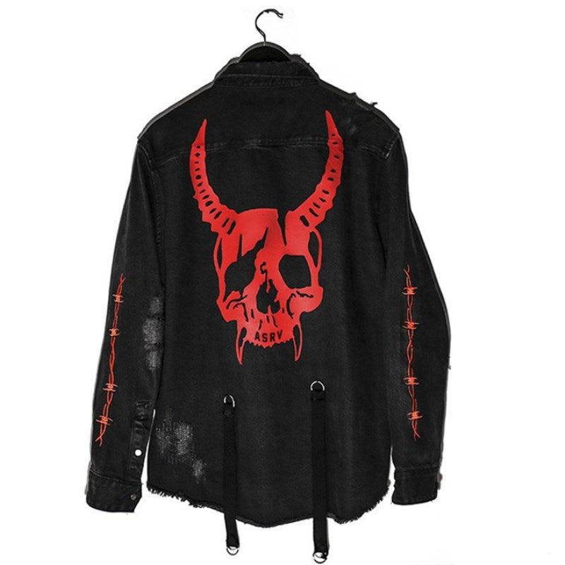 Harajuku Horns Denim Jacket