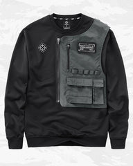 Fake Two-piece Tactical Sweatshirt