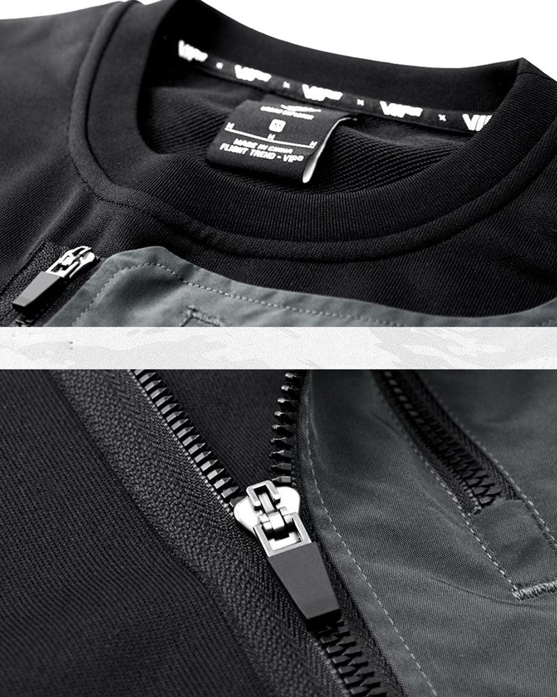 Fake Two-piece Tactical Sweatshirt