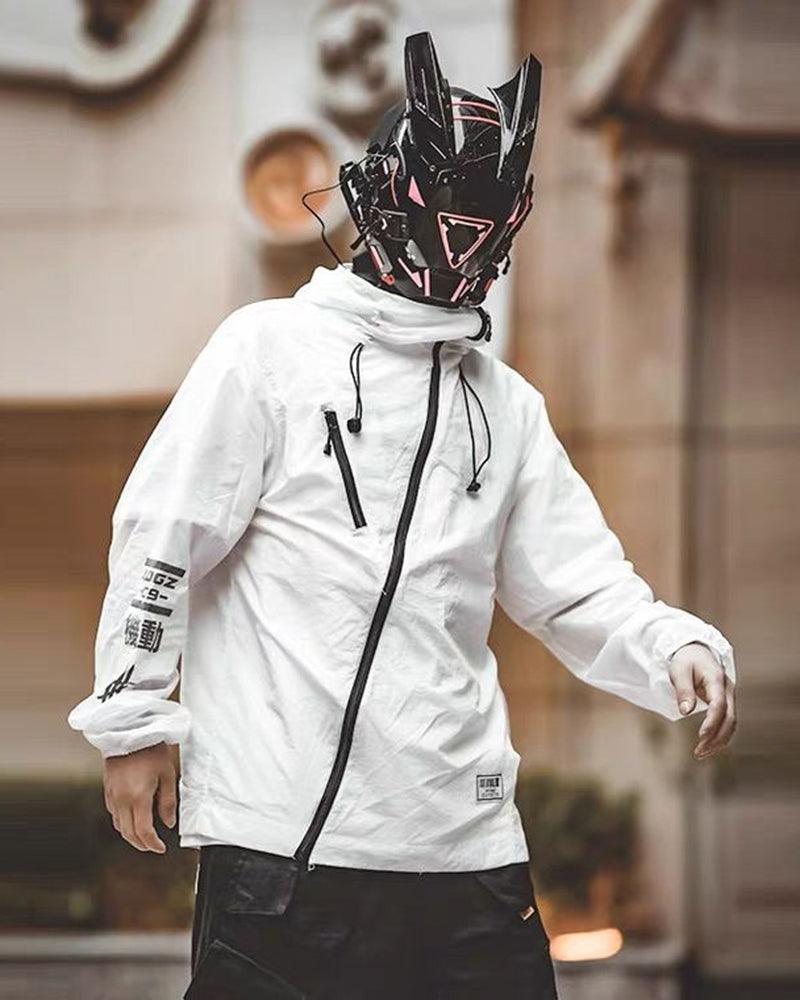 Futuristic LED Sci Fi Cyberpunk Helmet Mask