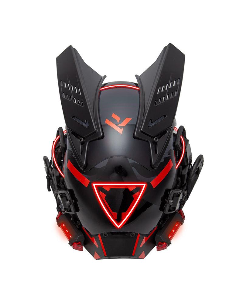 Futuristic LED Sci Fi Cyberpunk Helmet Mask